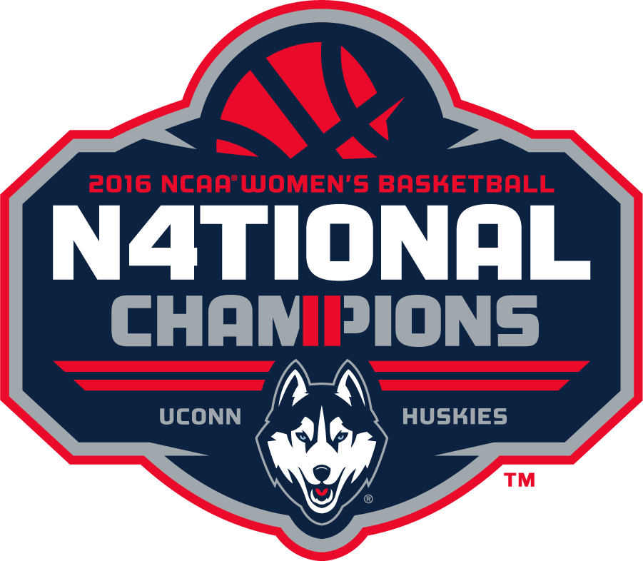 UConn Huskies 2016 Champion Logo diy DTF decal sticker